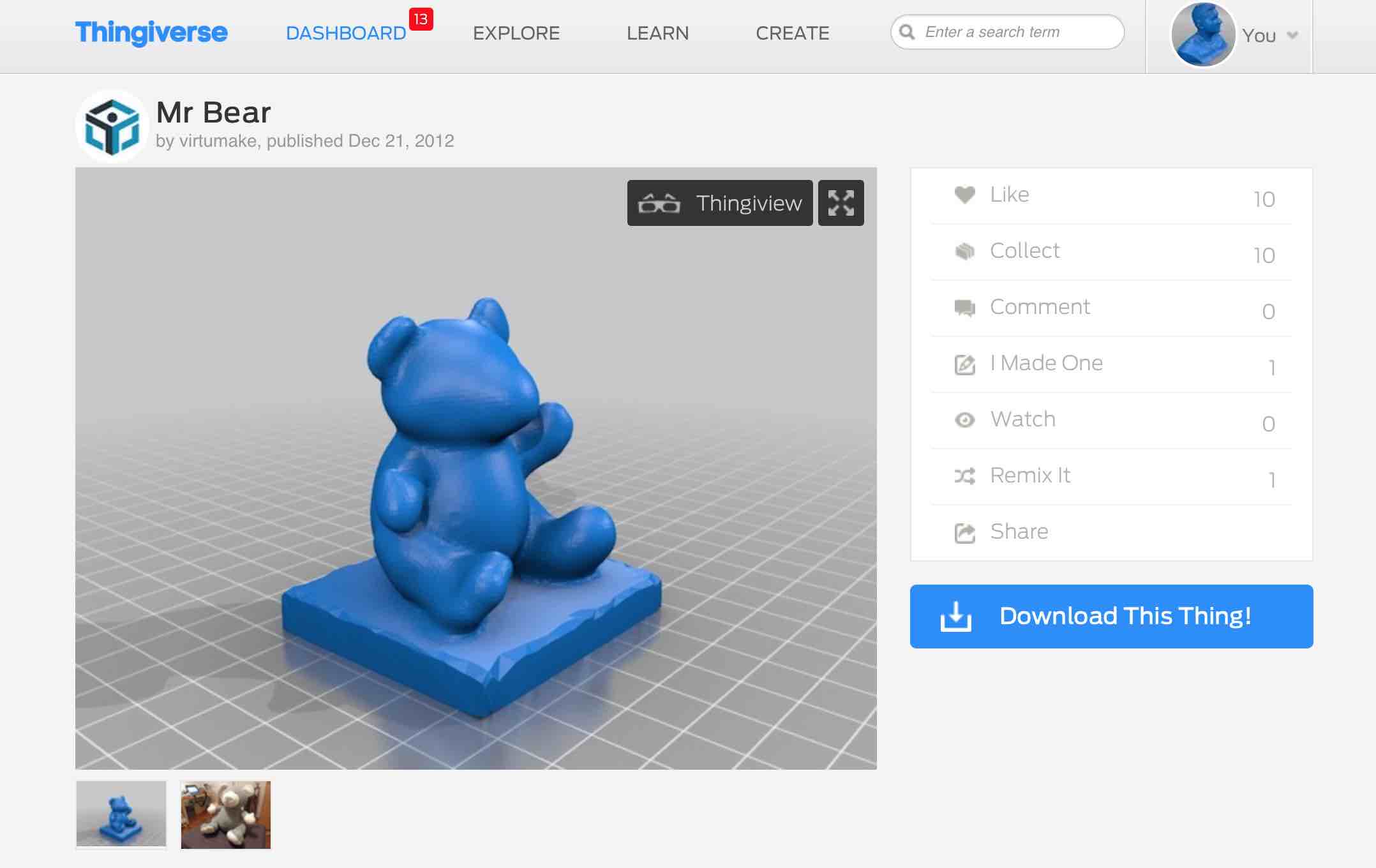 what-is-thingiverse-lbry